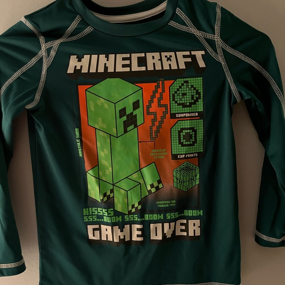 Jumping Beans Green Minecraft Graphic Tee